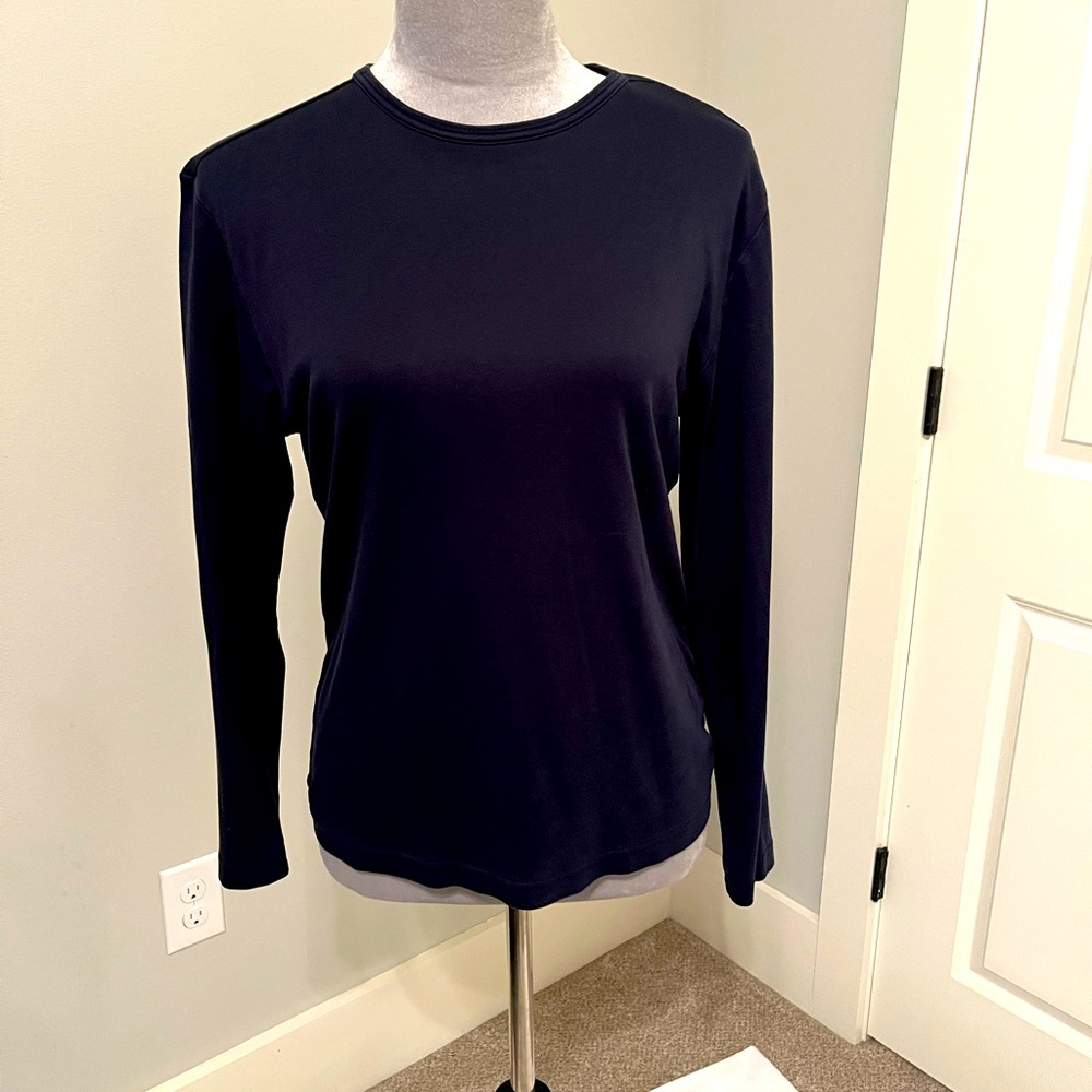 Navy blue shirt. Incredibly soft.